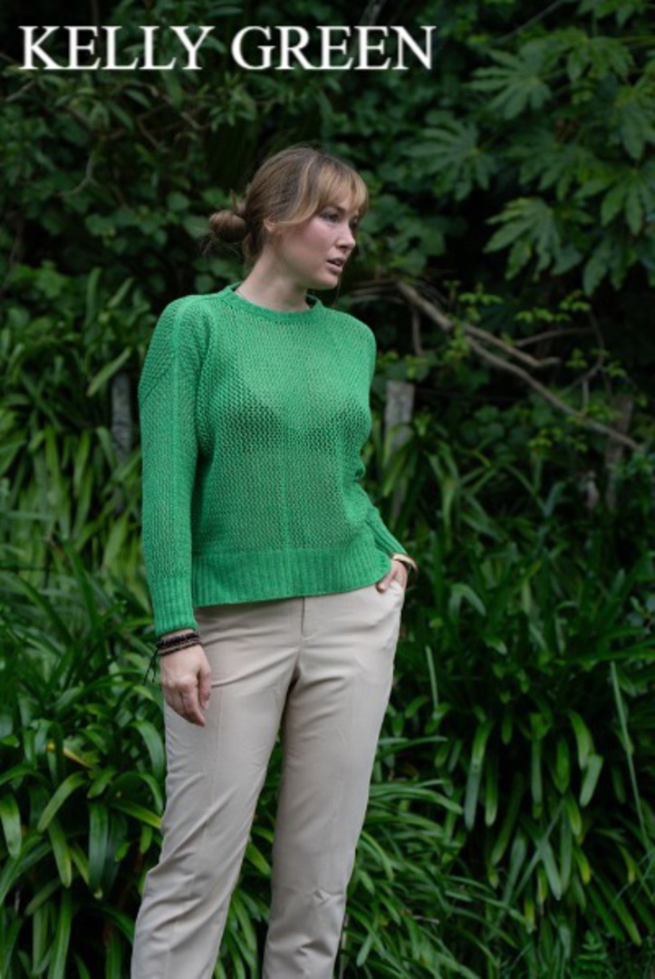 Lothlorian Cotton/Merino Lax Crew Neck Jumper image 1